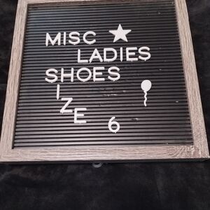 Misc. Ladies Shoes SIZE 6